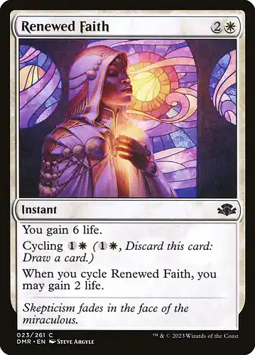 Renewed Faith - dmr Spoiler