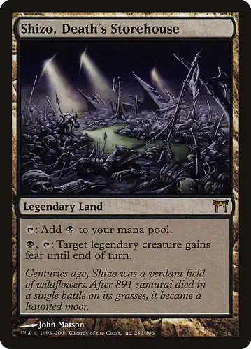 Shizo, Death's Storehouse - chk Spoiler