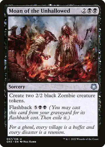 Moan of the Unhallowed - gn3 Spoiler