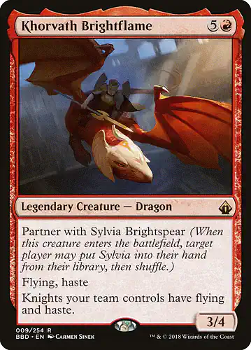 Khorvath Brightflame - bbd Spoiler
