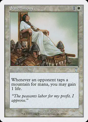 Sanctimony - 7ed Spoiler