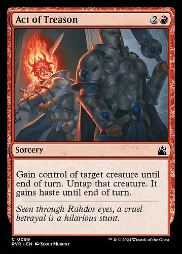 Act of Treason - rvr Spoiler