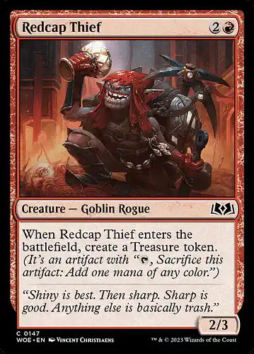 Redcap Thief - woe Spoiler