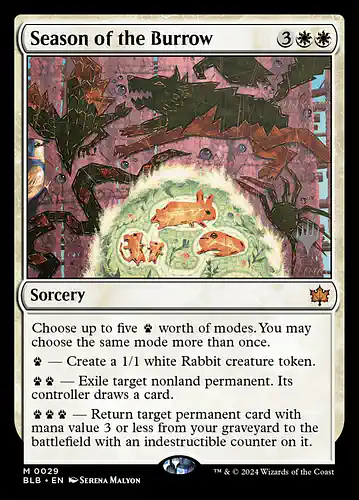 Season of the Burrow - blb Spoiler