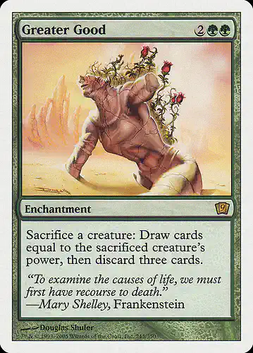 Greater Good - 9ed Spoiler
