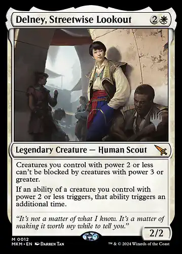 Delney, Streetwise Lookout - mkm Spoiler