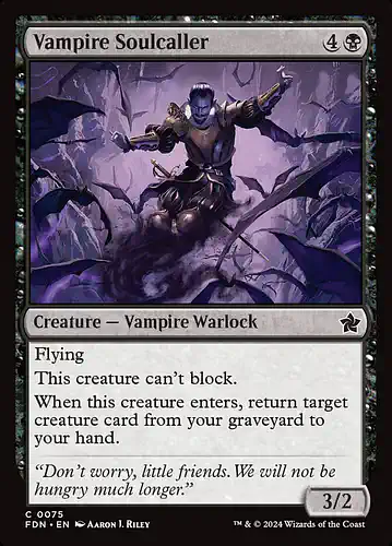 Vampire Soulcaller - fdn Spoiler