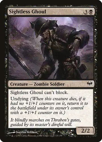 Sightless Ghoul - dka Spoiler
