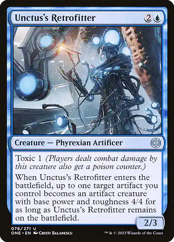 Unctus's Retrofitter - one Spoiler