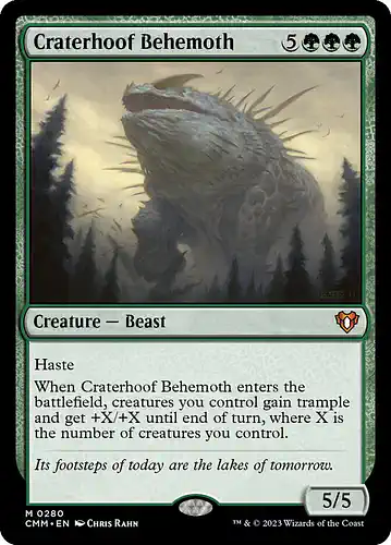 Craterhoof Behemoth - cmm Spoiler