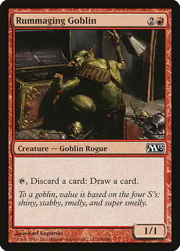 Rummaging Goblin - m13 Spoiler