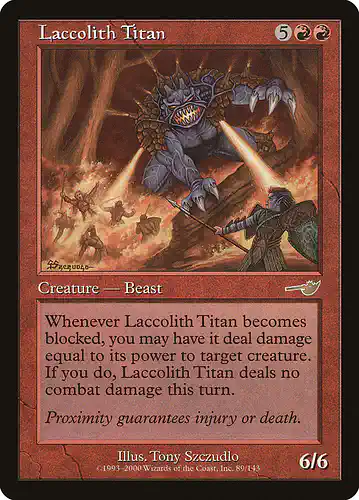 Laccolith Titan - nem Spoiler