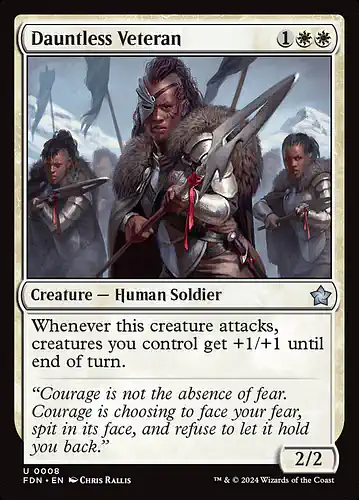 Dauntless Veteran - fdn Spoiler