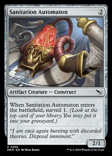 Sanitation Automaton - mkm Spoiler