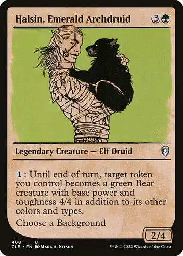 Halsin, Emerald Archdruid - clb Spoiler