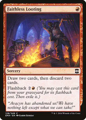 Faithless Looting - ema Spoiler