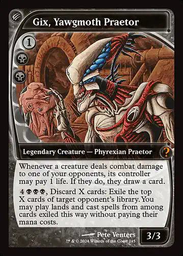 Gix, Yawgmoth Praetor - mb2 Spoiler
