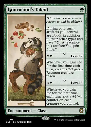 Gourmand's Talent - blc Spoiler