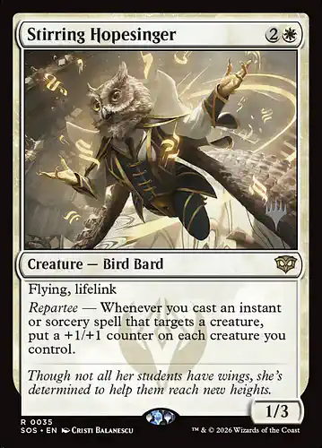 Stirring Hopesinger - sos Spoiler