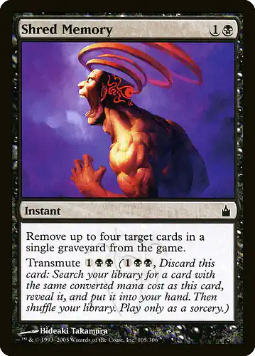 Shred Memory - rav Spoiler