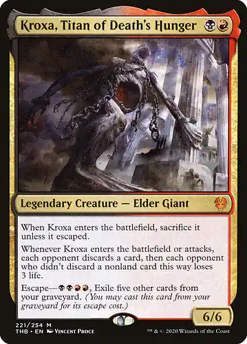 Kroxa, Titan of Death's Hunger - thb Spoiler