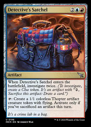 Detective's Satchel - mkm Spoiler