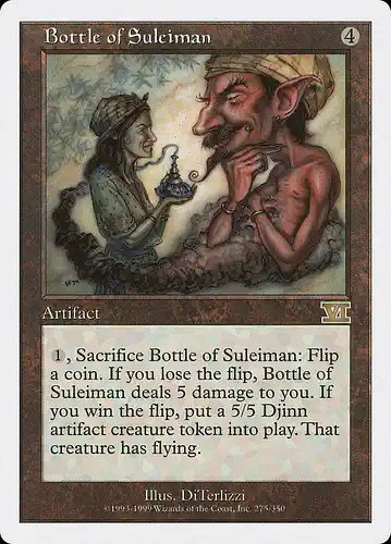 Bottle of Suleiman - 6ed Spoiler