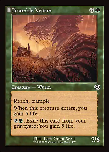 Bramble Wurm - inr Spoiler