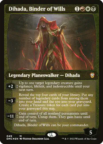 Dihada, Binder of Wills - dmc Spoiler