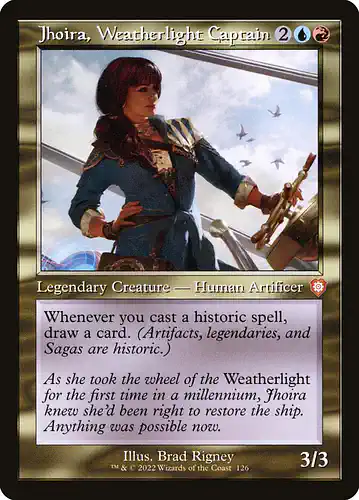 Jhoira, Weatherlight Captain - brc Spoiler