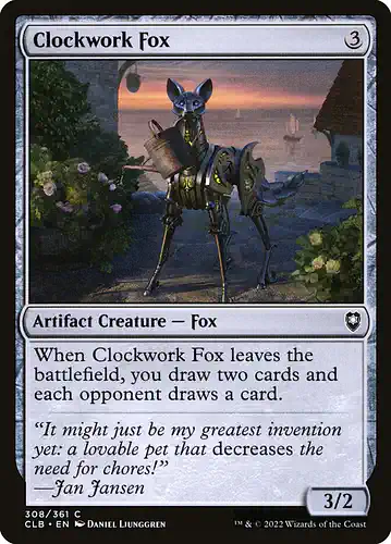 Clockwork Fox - clb Spoiler