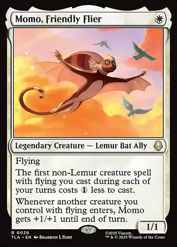 Momo, Friendly Flier - tla Spoiler