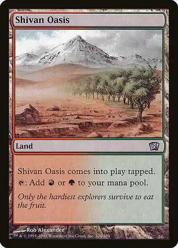 Shivan Oasis - 8ed Spoiler