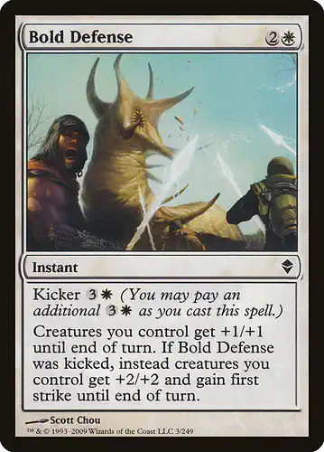 Bold Defense - zen Spoiler