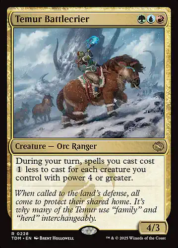 Temur Battlecrier - tdm Spoiler