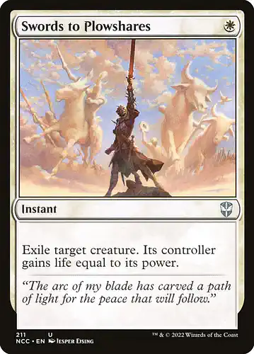 Swords to Plowshares - ncc Spoiler