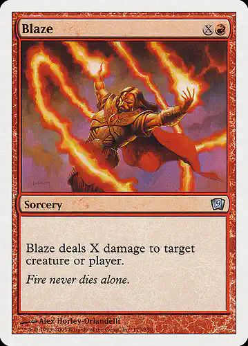 Blaze - 9ed Spoiler