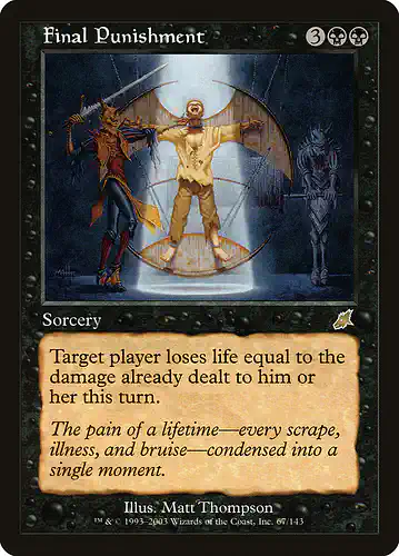 Final Punishment - scg Spoiler