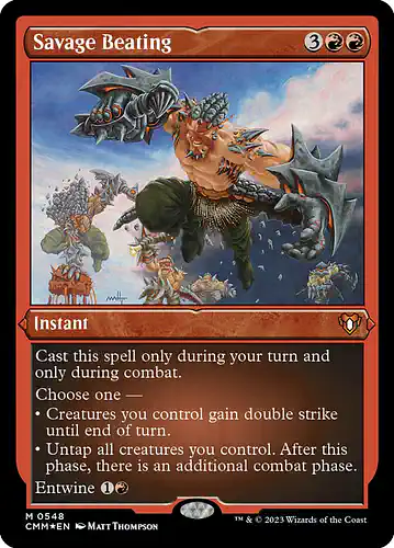 Savage Beating - cmm Spoiler