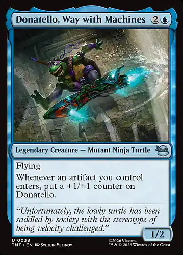 Donatello, Way with Machines - tmt Spoiler