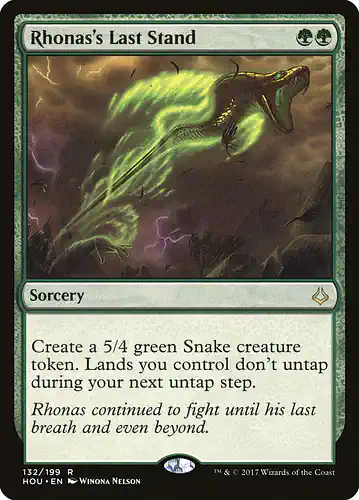 Rhonas's Last Stand - hou Spoiler