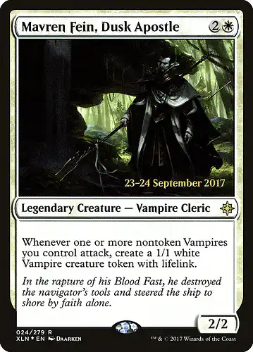 Mavren Fein, Dusk Apostle - xln Spoiler