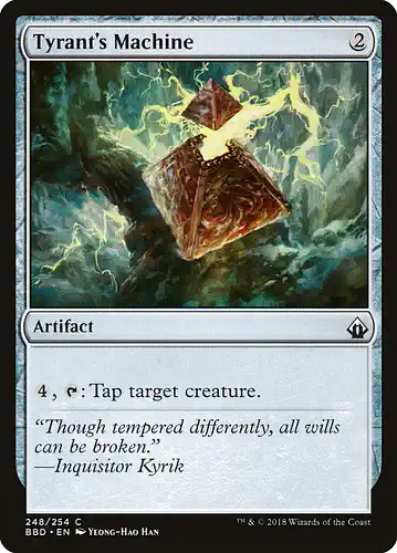 Tyrant's Machine - bbd Spoiler