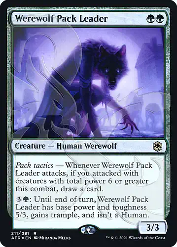 Werewolf Pack Leader - afr Spoiler