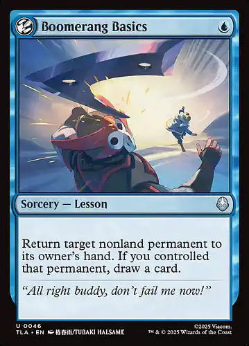 Boomerang Basics - tla Spoiler