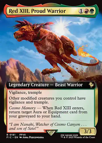Red XIII, Proud Warrior - fic Spoiler
