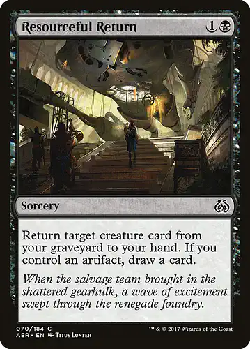 Resourceful Return - aer Spoiler