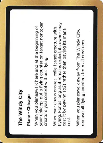 The Windy City - unk Spoiler