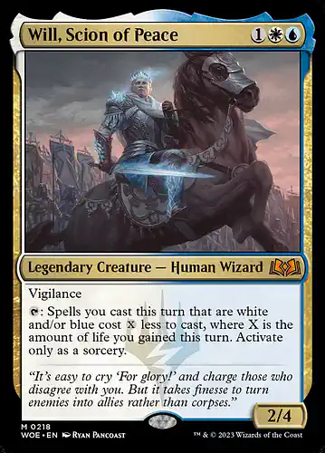 Will, Scion of Peace - woe Spoiler
