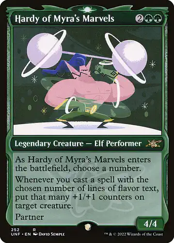 Hardy of Myra's Marvels - unf Spoiler